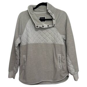 Abercrombie & Fitch Snap Fleece Pullover Size M